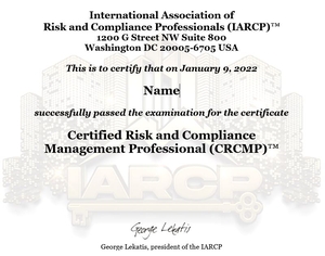risk management certificate